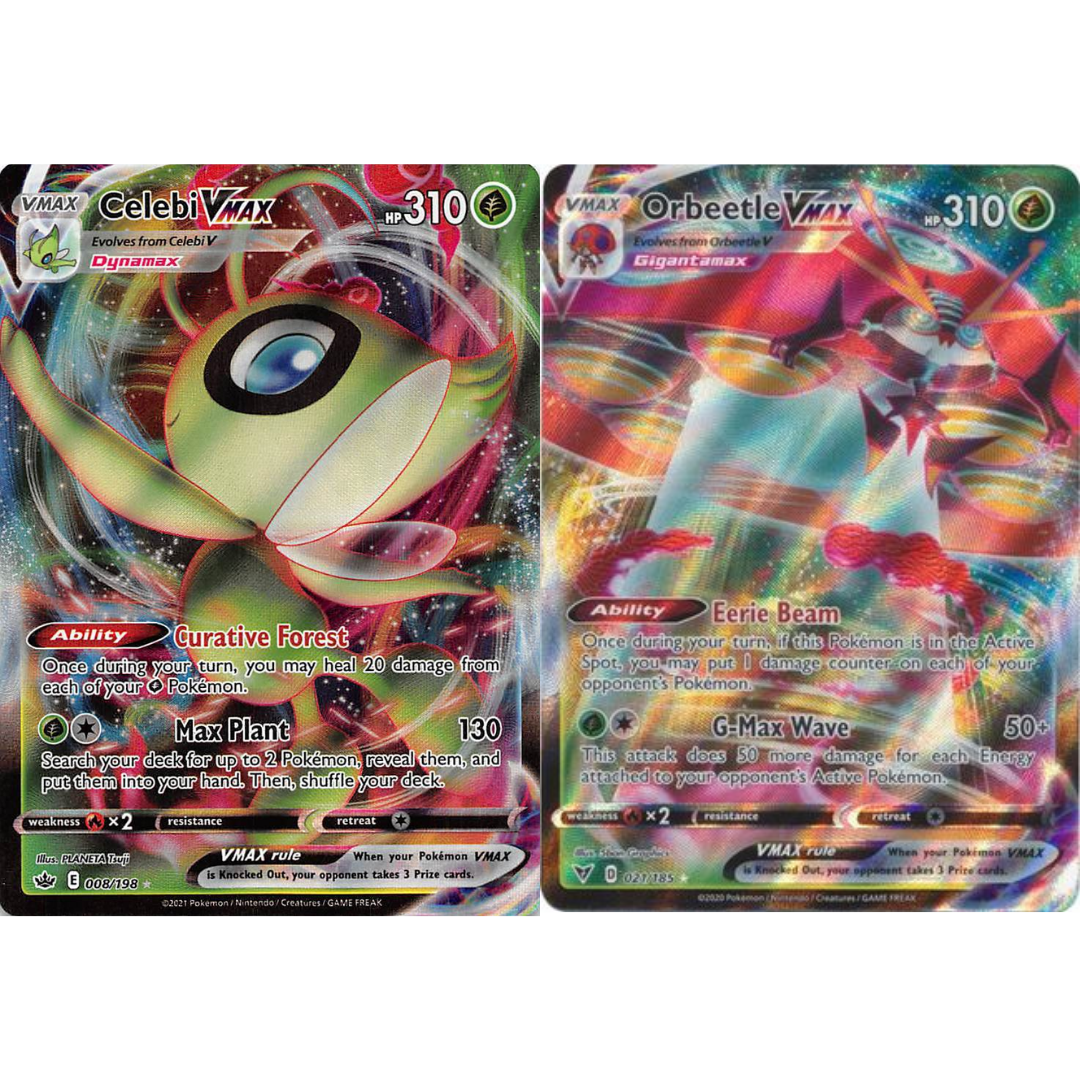 pokemon azumarill card Pokemon Sword and Shield Ultra Rare Holo Celebi V #1