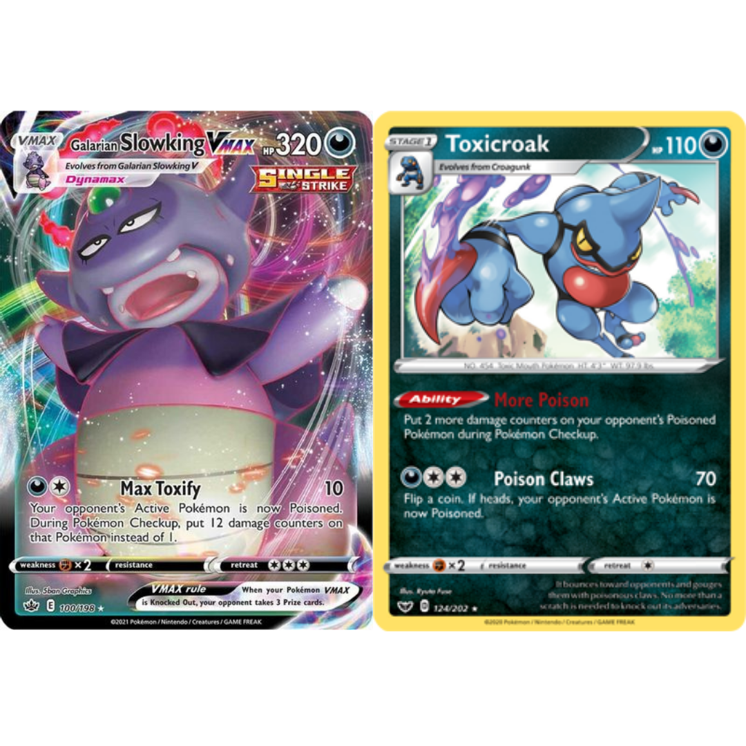 Pokmon TCG: Standard Galarian Slowking VMAX With Houndoom & Toxicroak Deck - HobbyLark Pokmon TCG: Standard Galarian Slowking VMAX With Houndoom & Toxicroak Deck - HobbyLark