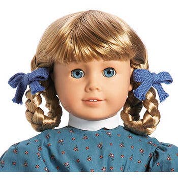 american girl doll blue dress American Girl® Disney Princess Belle Blue Dress, Mrs. Potts, Chip &  Accessories for 18-inch Dolls main image 1