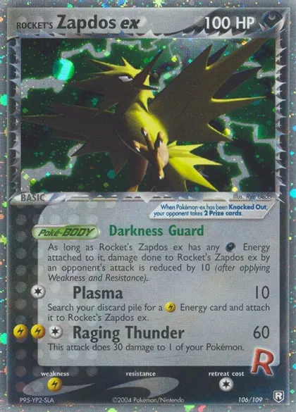 rare pokemon cards zapdos Pokemon Graded: (TC) Asia Championship Series Zapdos ex CGC 10 – Double  Infinity Gaming main image 1