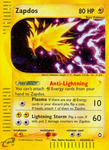 Pokmon TCG: 5 of the Rarest and Most Valuable Zapdos Cards - HobbyLark Pokmon TCG: 5 of the Rarest and Most Valuable Zapdos Cards - HobbyLark