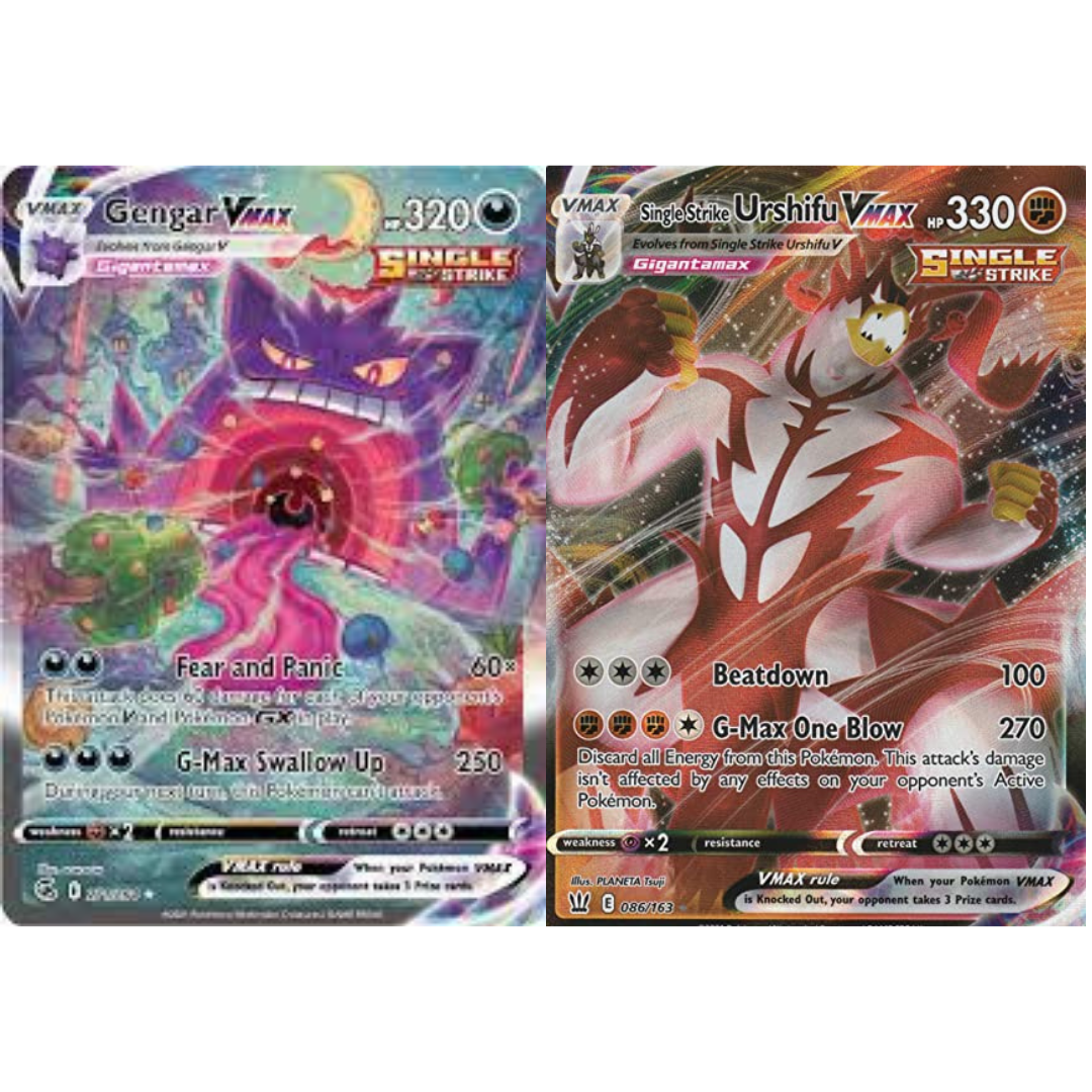 pokemon card value single strike urshifu vmax Single Strike Urshifu VMAX UR 282/184 VMAX Climax main image 1