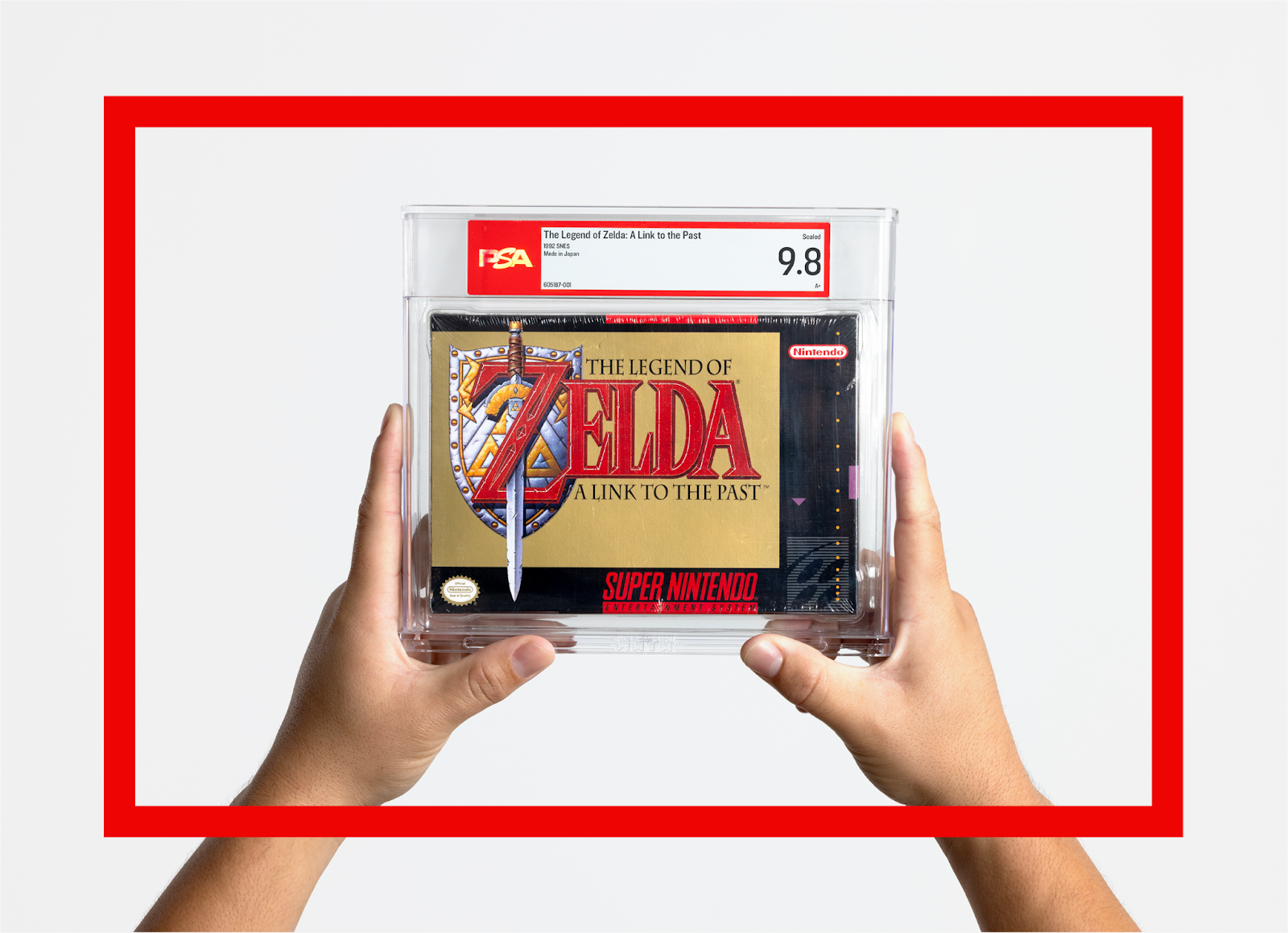 WATA The legend of Zelda for Nintendo Switch 2 graded slab