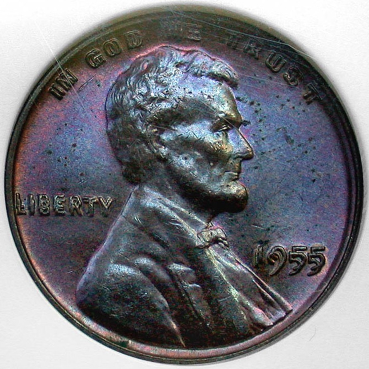 The 1955 DDO wheat penny is a great example of what a double die error looks like. 