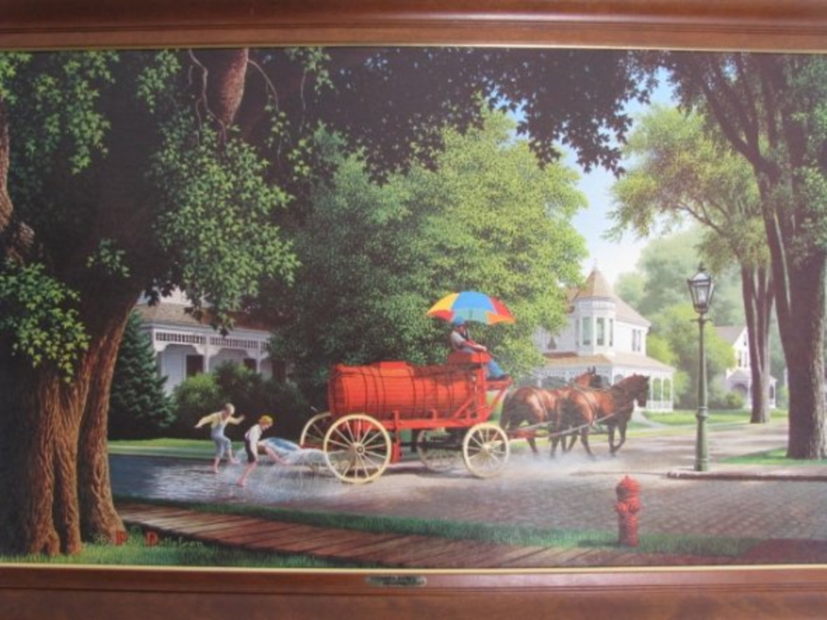 How to Tell a Paul Detlefsen Print From an Original Painting
