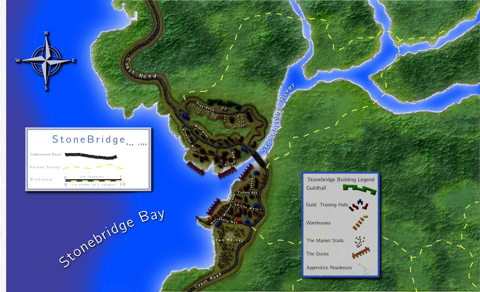 Creating Fantasy Maps With GIMP: Labelling - HobbyLark